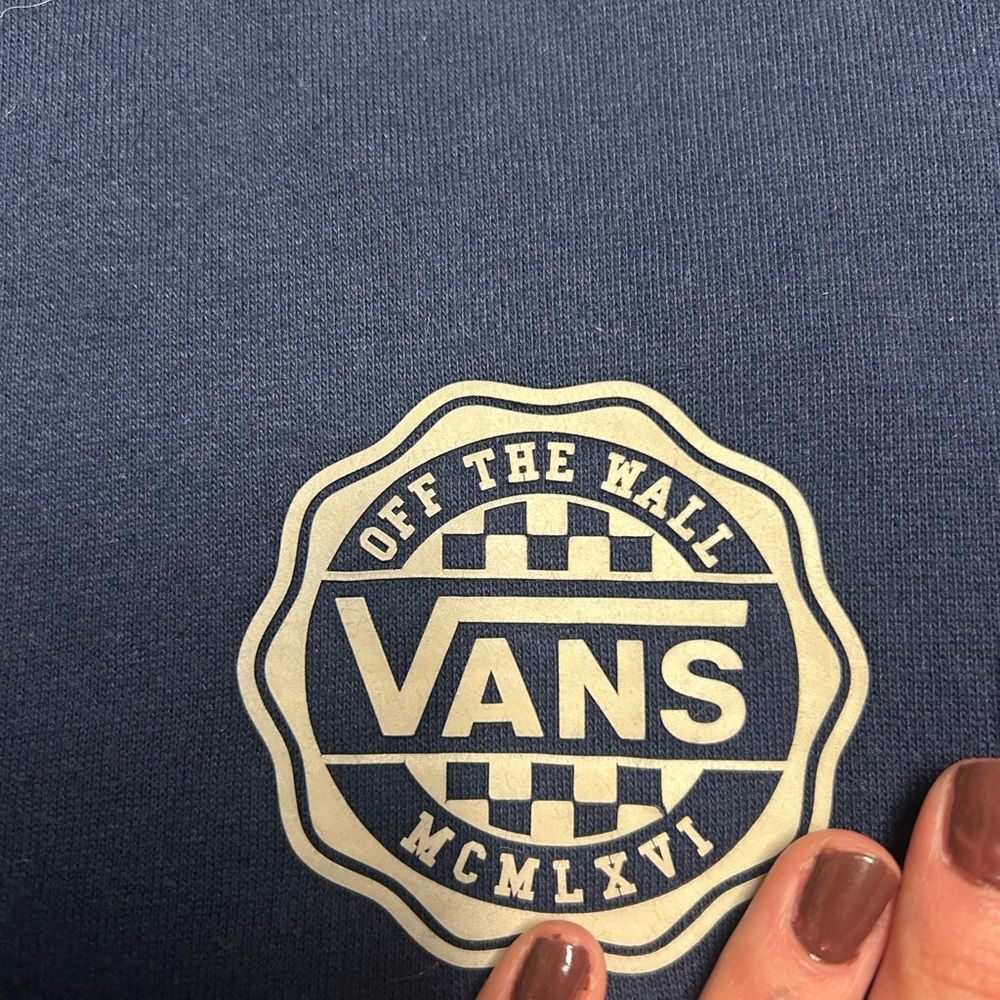 Vans Navy Blue Crewneck Tee